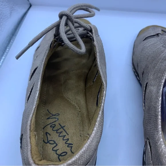 Naturalizer - Natural Soul BEATRICE Lace Up Sandal Open toe Comfort size 7.5W - Picture 3 of 8